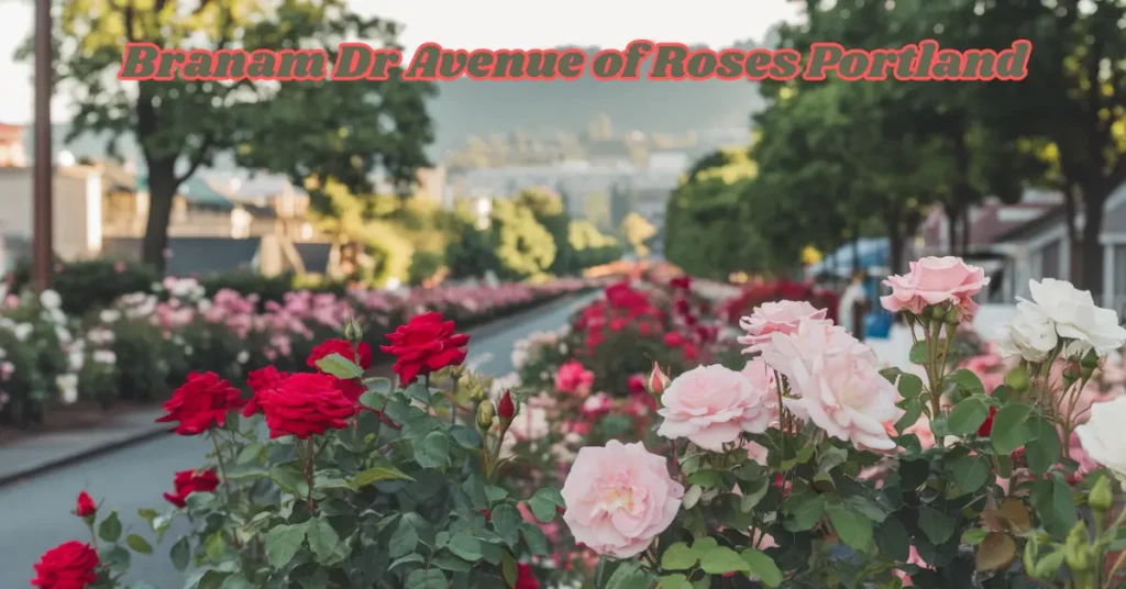 branam dr avenue of roses portland