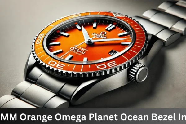 44.1mm orange omega planet ocean bezel insert