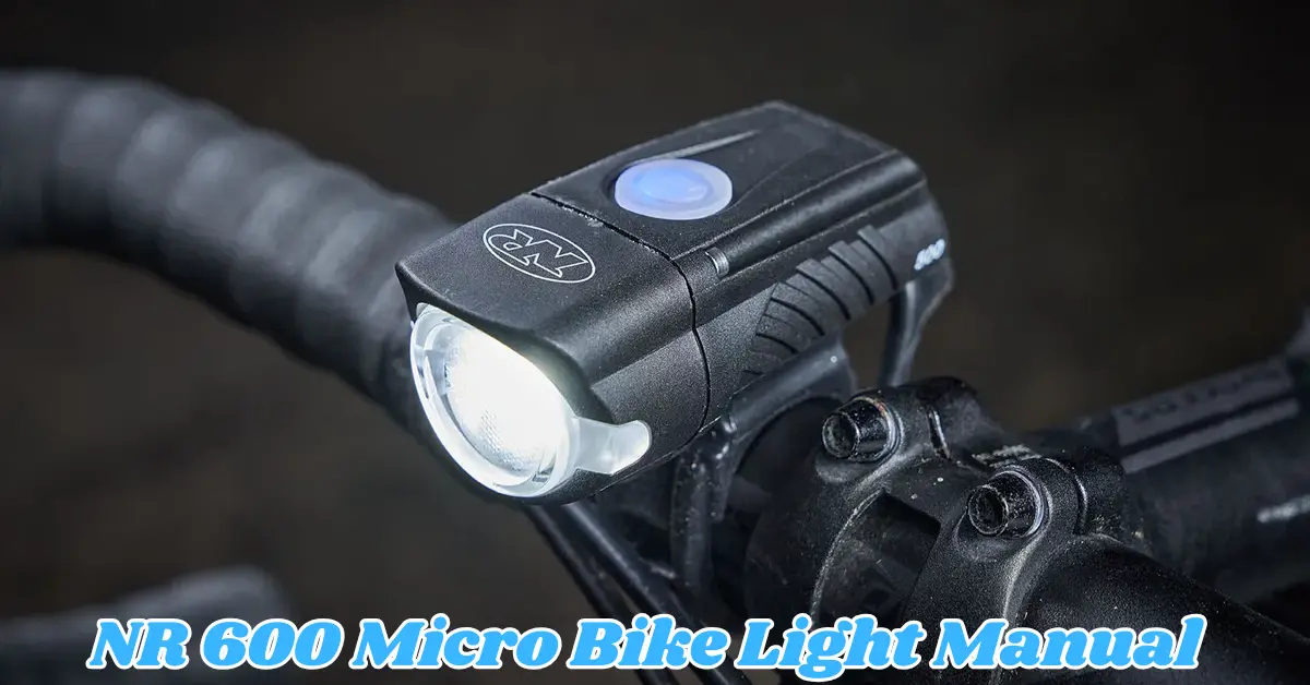 nr 600 micro bike light manual